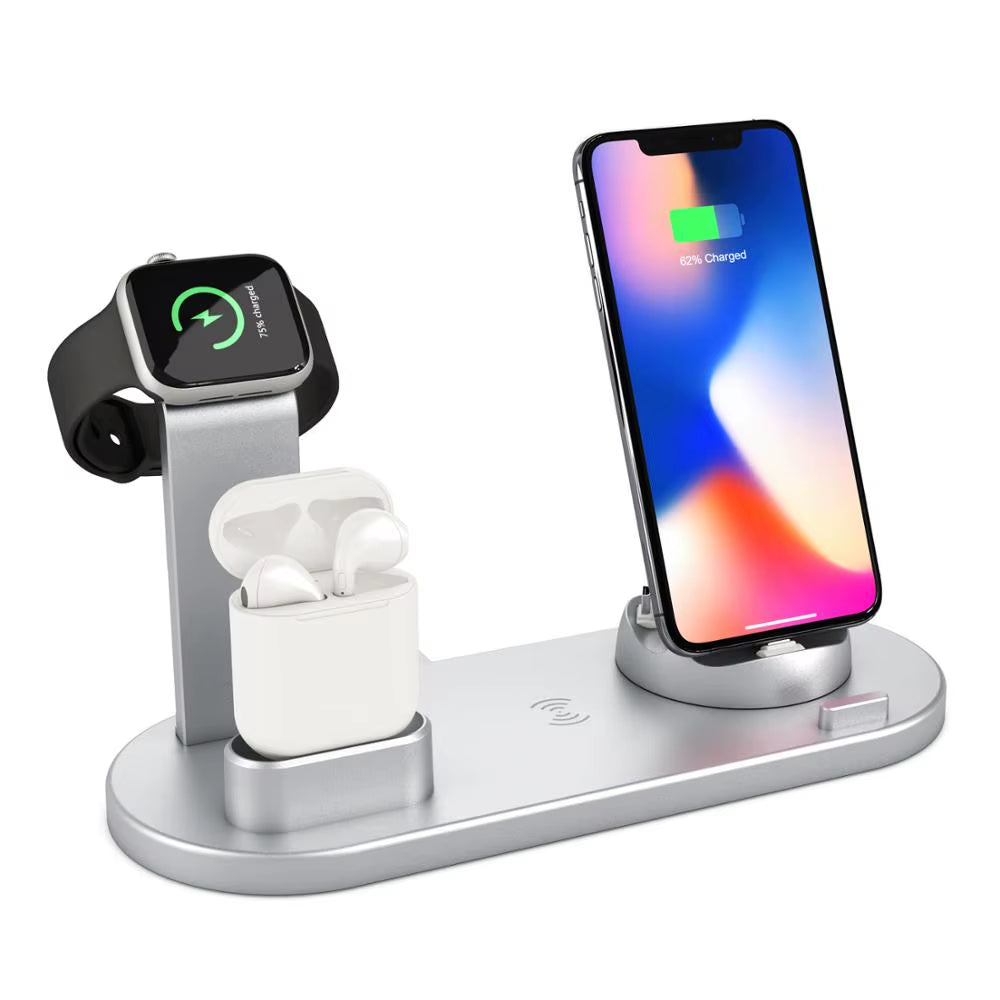 Bestseller 3 in 1 Wireless Charger Charging Docking Stations 4-In-1 Charging for Phone 11/12 Mobile Phone