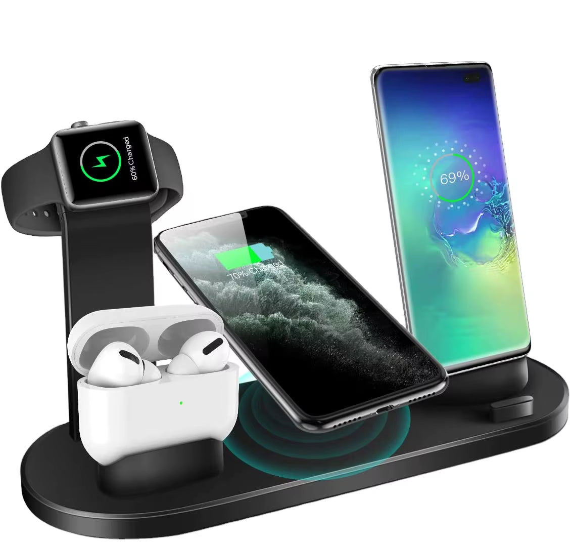 Bestseller 3 in 1 Wireless Charger Charging Docking Stations 4-In-1 Charging for Phone 11/12 Mobile Phone