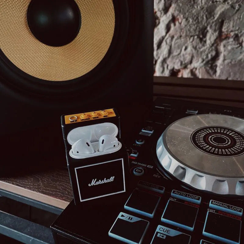 Retro Guitar Amp AirPods Case
