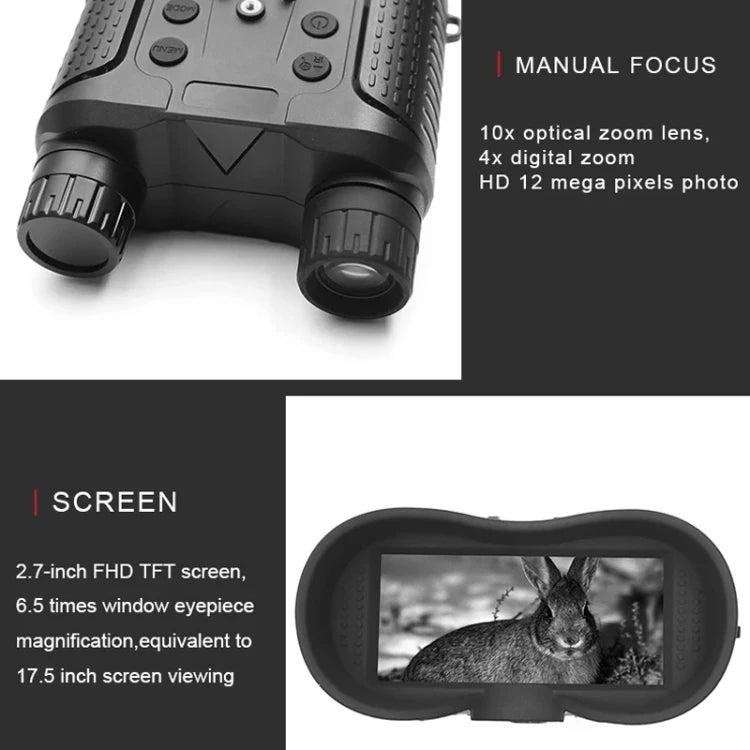 Outdoor Consumer Electronics NV8160 Head-Mounted Night Vision Digital Binocular Infrared Night Vision Telescope Binocular