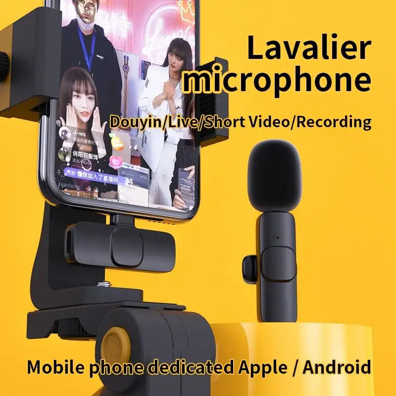 HOT Sale K8 Portable Wireless Lavalier Microphone Recording Mic Live Broadcast Gaming Microphone