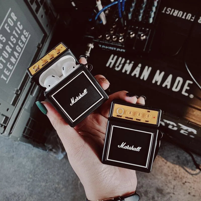 Retro Guitar Amp AirPods Case