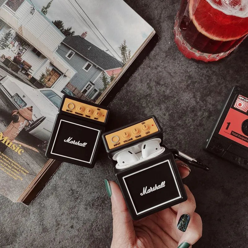 Retro Guitar Amp AirPods Case