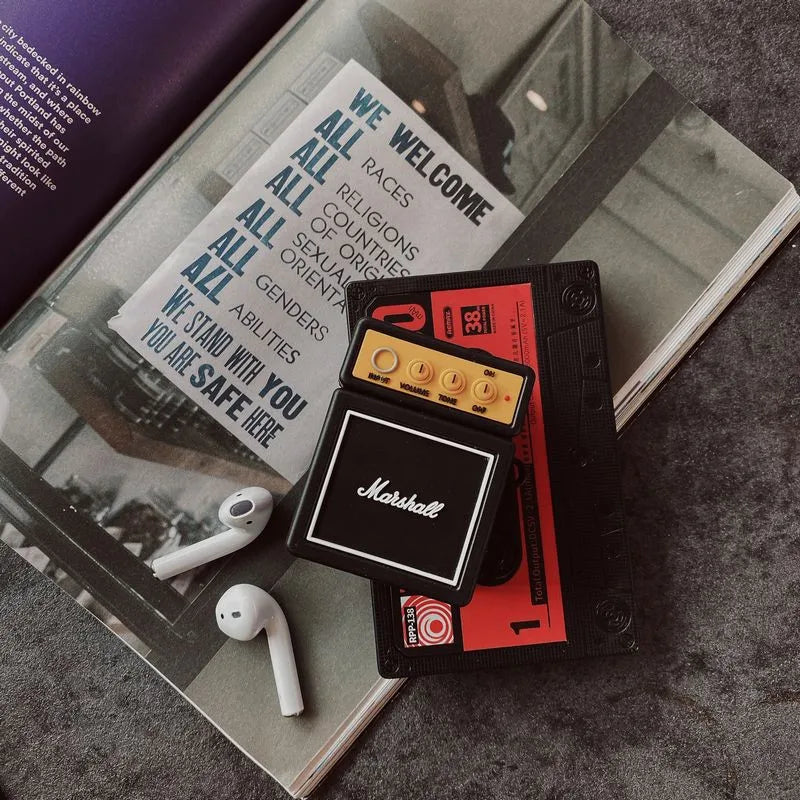 Retro Guitar Amp AirPods Case