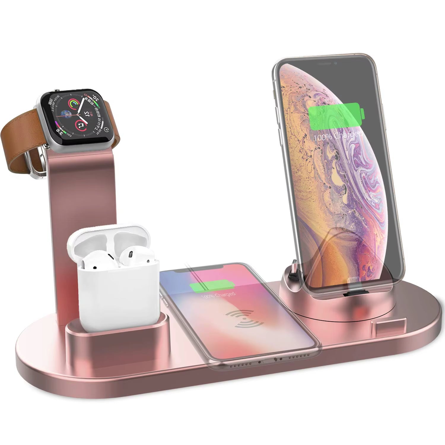 Bestseller 3 in 1 Wireless Charger Charging Docking Stations 4-In-1 Charging for Phone 11/12 Mobile Phone