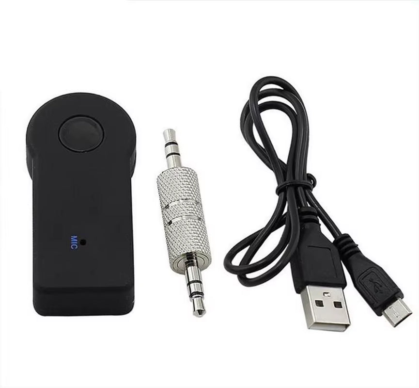 Car Wireless BT AUX Audio Stereo Music Receiver Adapter for Earphones and Speaker