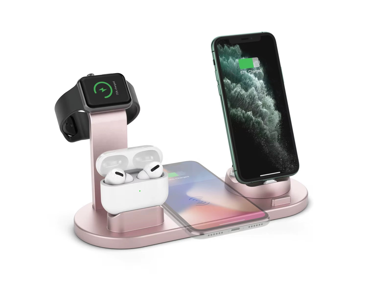 Bestseller 3 in 1 Wireless Charger Charging Docking Stations 4-In-1 Charging for Phone 11/12 Mobile Phone