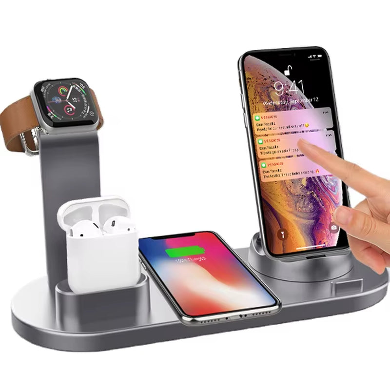 Bestseller 3 in 1 Wireless Charger Charging Docking Stations 4-In-1 Charging for Phone 11/12 Mobile Phone